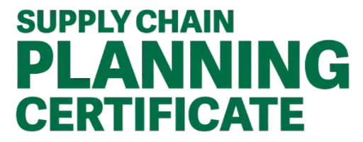 Supply Chain Planning Certificate